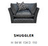 Oscar Pebble 4 Piece Corner Sofa & Stool